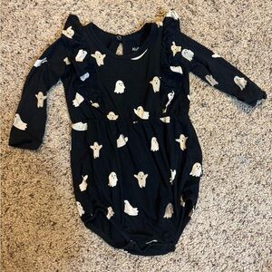 Kyte BABY Boo Black Baby Bubble Romper 6-12 months